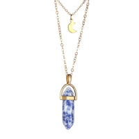 Hexagonal Quartz Pendant Women