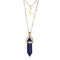 Hexagonal Quartz Pendant Women